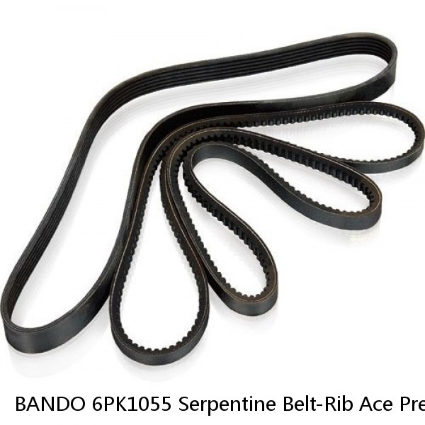 BANDO 6PK1055 Serpentine Belt-Rib Ace Precision Engineered V-Ribbed Belt  #1 small image