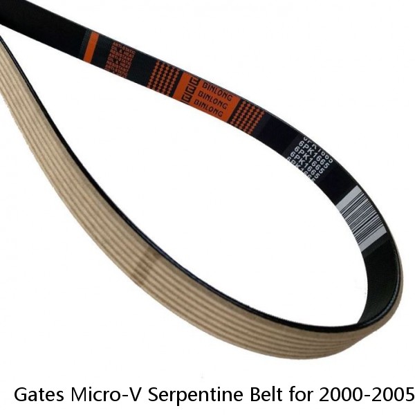 Gates Micro-V Serpentine Belt for 2000-2005 Buick LeSabre 3.8L V6 Accessory cc #1 small image