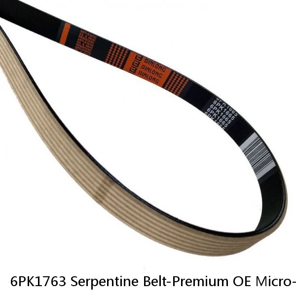 6PK1763 Serpentine Belt-Premium OE Micro-V Belt Gates K060695 #1 small image