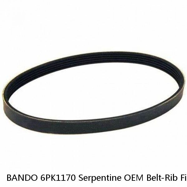 BANDO 6PK1170 Serpentine OEM Belt-Rib Fits ACURA MDX,RLX,TLX 2014-2015, HONDA ++ #1 image