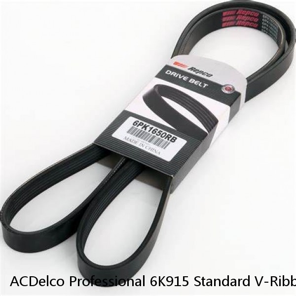 ACDelco Professional 6K915 Standard V-Ribbed Serpentine Belt #1 image